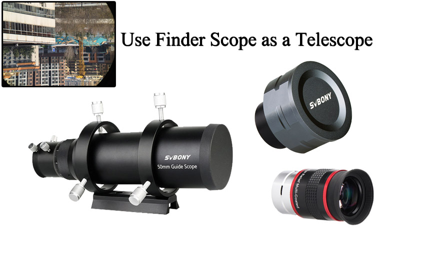 How to Use a Guider Scope as Telescope